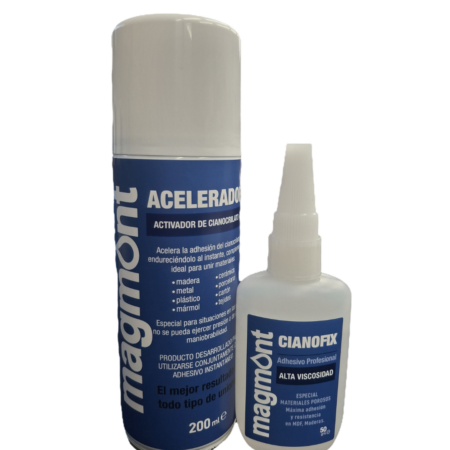 KIT Adhesivo Instantaneo de cianocrilato Magmont 50 grs